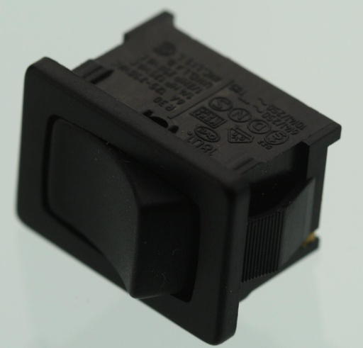 [88447] Vippeafbryder 1xON/OFF 3A 250V, SORT
