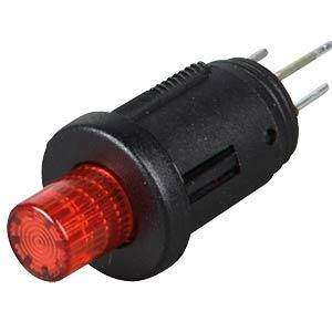 [88517] Tryktast 1-pol OFF/(ON) LED Red