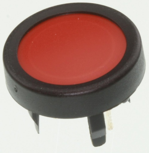 [88520] Momentary Switch Round Rød