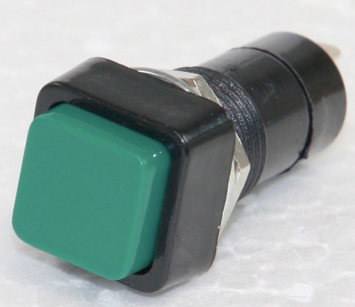 [88527] Momentary Switch 125V 3A Green OFF-(ON)