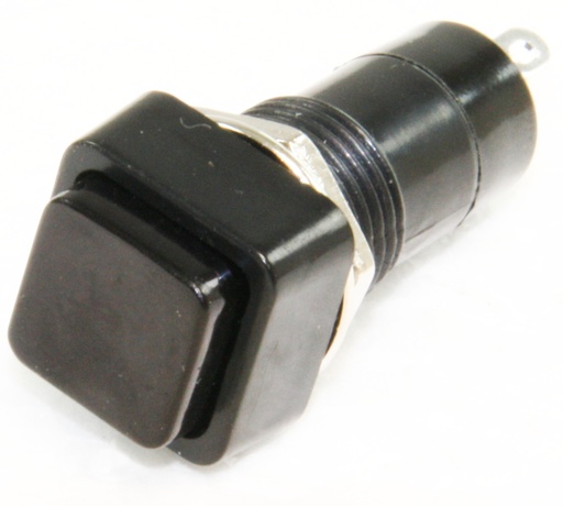 [88529] Momentary Switch 250V 3A Black OFF-(ON)