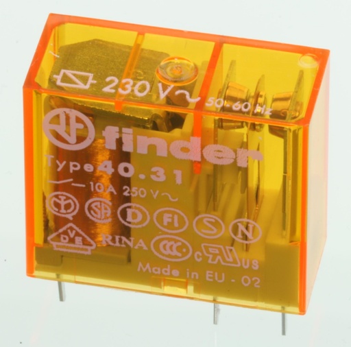 [88659] PCB Relay SPDT 10A 230VAC 28K 40.31.8.230.0000