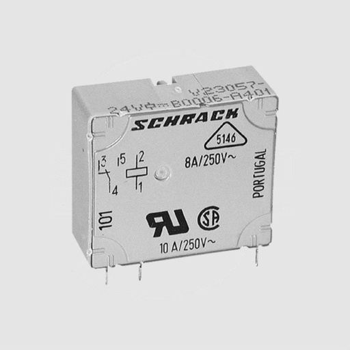 [88665] Relay SPDT 8A 24V 1200R Horizontal