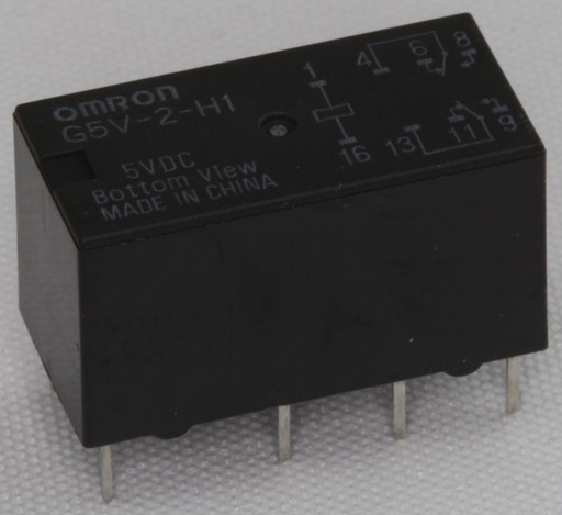 [88725] Relay DPDT 2A 5V 167R G5V-2-H1 5VDC
