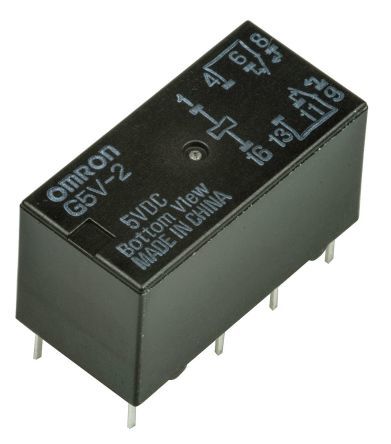 [88726] Relay DPDT 2A 12V 960R G5V-2-H1 12VDC