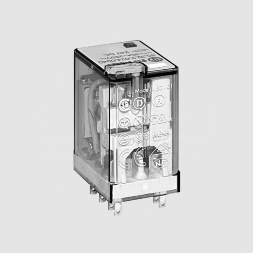 [88756] Ind. Relay DPDT 10A 24V 600R