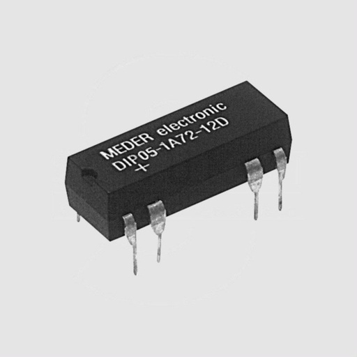 [88810] Reed Relay SPST 5V 500R Diode DIP05-1A72-12D
