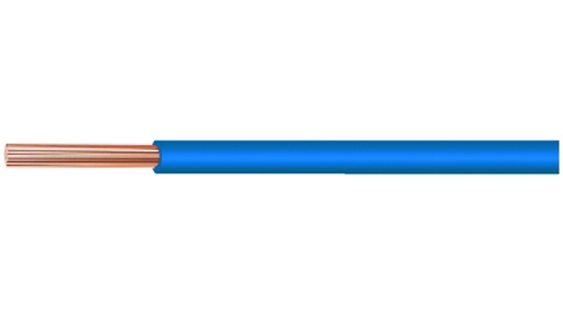 [90378] PVC Lead 1mm² Blue pr. meter