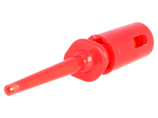 [90387] Subminiature Testclip 40mm. Rød
