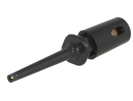 [90388] SubMiniature Testclip 40mm. Sort