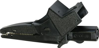 [90395] Croco Clip 4mm Black TESTEC 1000V CATIII