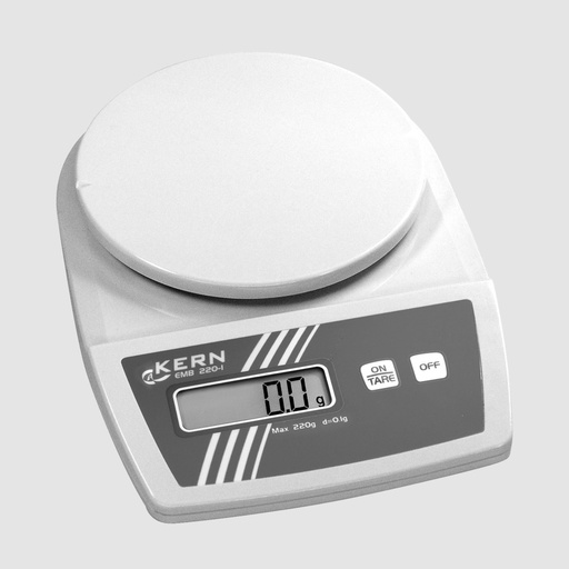 [90455] KERN Præcisionsvægt max. 2,2kg/1g