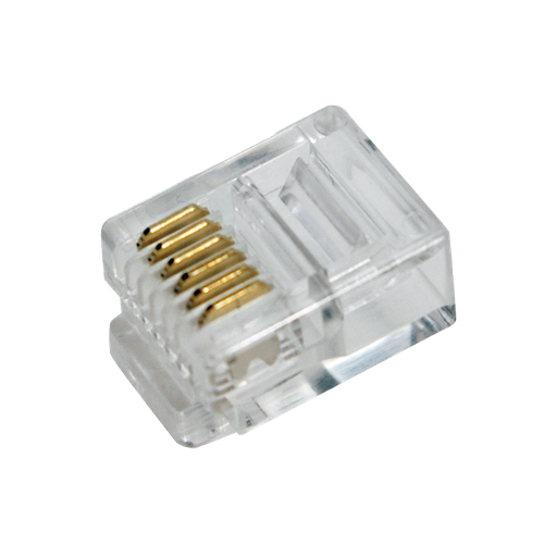 [90708] 6P6C RJ12 Modular Plug for FLAD kabel