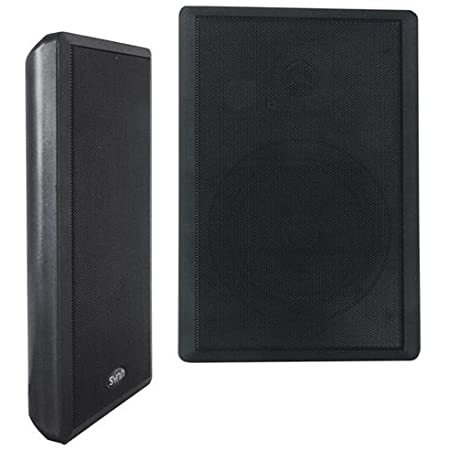 [91776] Dynavox WS-502 væghøjttalere, 2-vejs, sort (2 stk.)