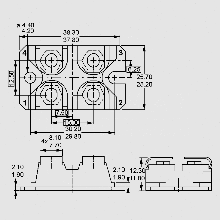 [92109] N-Ch 100V 180A 480W 0,0065R SOT227