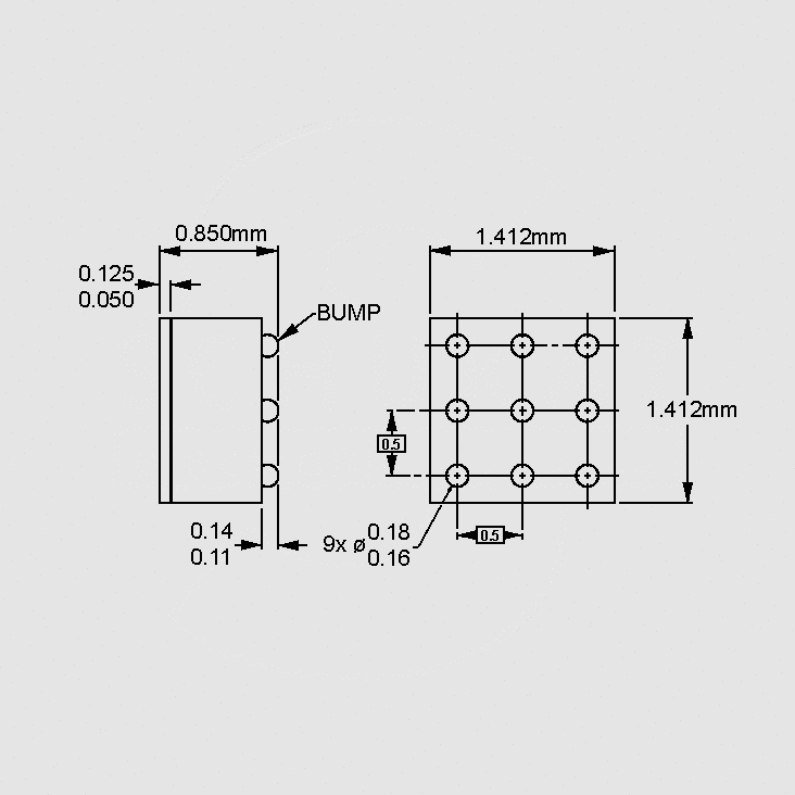 [92579] U-Mon 2,90V -40/+85&deg;C BGA9