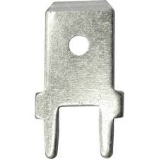 [93011] Spadestik 4,8x0,8mm han PCB 6,3x12,5 Tin-plated