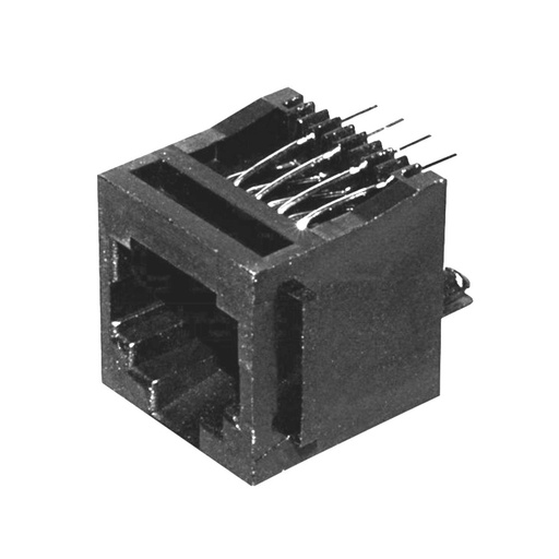 [93110] Modular-Jack Print 180° 4/4-Pole 