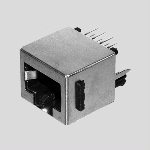 [93114] Modular-Jack Print 180° 8/8-Pole fuld afskærmet