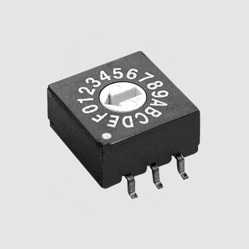 [93132] SMD Rotary Switch 16-Pole Hex Real