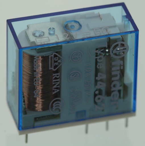 [93191] Relay DPDT 10/20A 12V 220R AgNi 44.62.9.012.0000