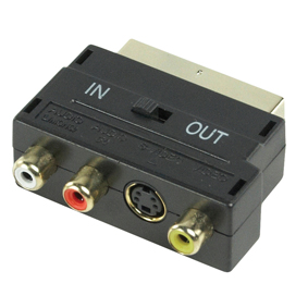 [93556] GOLD SCART Adapt. S-Video/Audio I/O