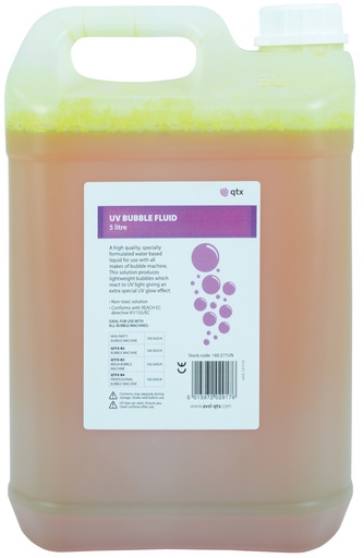 [93830] Sæbeboblevæske, UV-Aktiv, 5 L