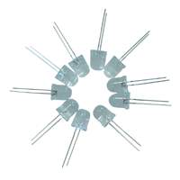[94647] Lysdoder 8 mm, 2-farvet rød/grøn