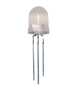 [94651] Lysdioder 10 mm, 2-farvet blå/grøn - 3pin