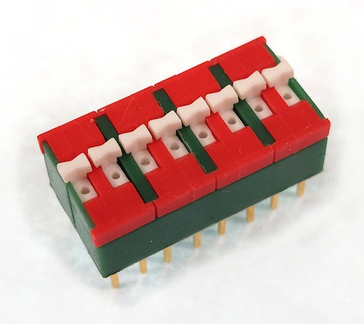 [95353] DIP-switch 8-pol, pakke m/10 stk.