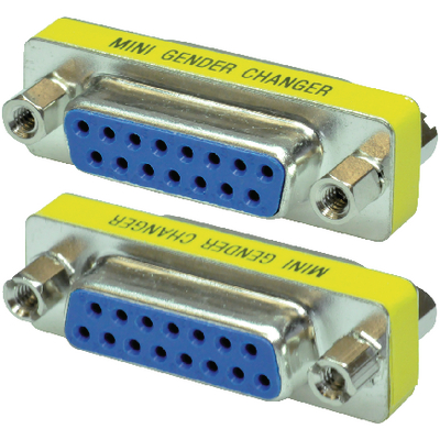 [95377] Mini Gender Changer 15-pin, hun/hun