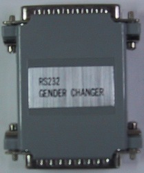 [95401] RS232 Gender Changer 25-pin han/han