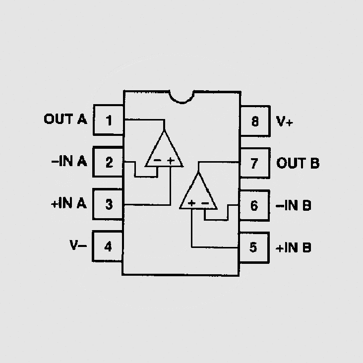 [100751] 2xOp-Amp Low Drift LN SO8