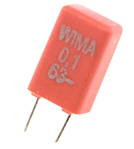 [102653] MKT Capacitor 100nF  63V 10% P2,5