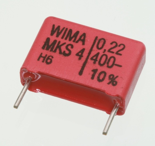 [102738] MKT Capacitor 220nF(0,22µF) 400V 10% P15