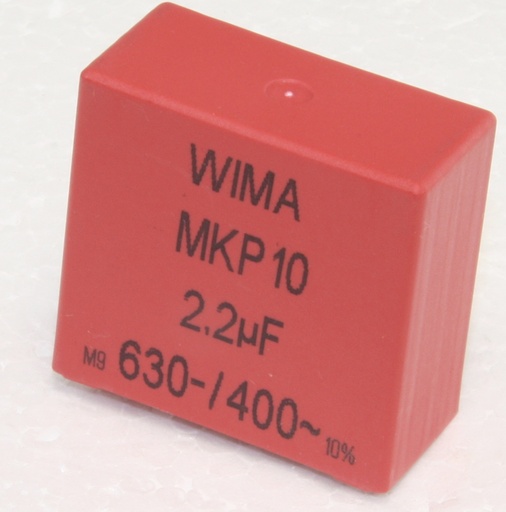 [102780] MKP Capacitor 2,2uF 630V 10% P37,5
