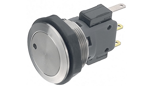 [103726] Metal Switch SPDT 250V 3A Green Point Momentan MSM22SP-GN