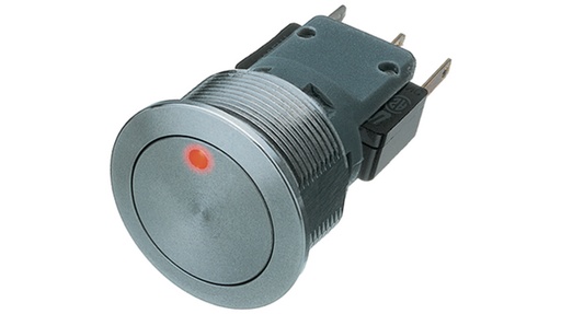 [103736] Metal Switch SPDT 250V 5A Red Point Momentan MSM22PI-2,0RT