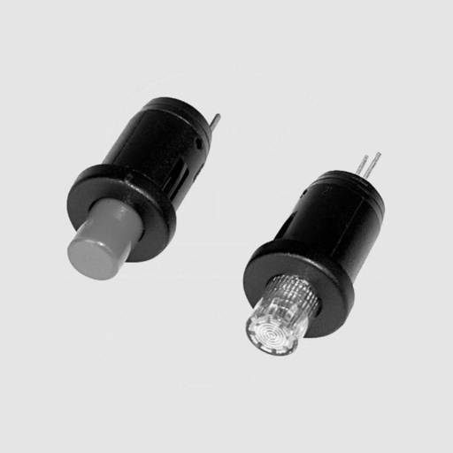[103770] Trykafbryder 1-pol ON/OFF LED Green