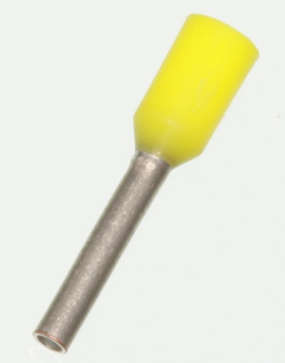[104037] Terminalrør for 0,25mm² Gul