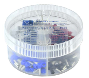 [104046] End Sleeves Insulated 0,5-2,5mm² 400 Stk