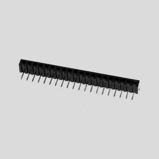 [104201] Female Header 1R Angled 1x4-Pole Au