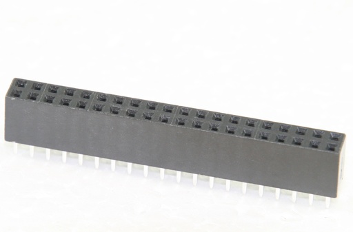 [104231] Female Header 2R Straight 2x20-Pole Au
