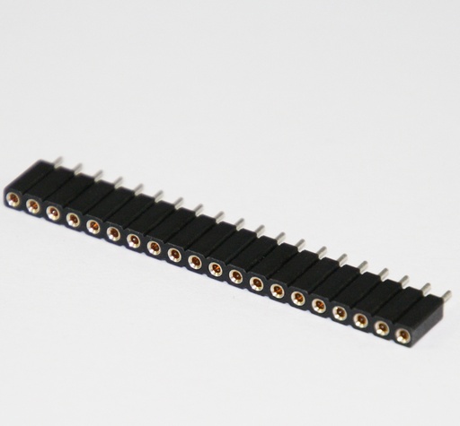 [104234] Prec.Female Header 1R Straight 20-Pole