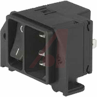 [104357] IEC C14 Plug Switch uden lys i switch