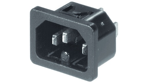 [104362] Flush-type device plug C16 Snap-in