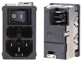 [104377] IEC C14 Plug KM Fuse Line Switch EMC