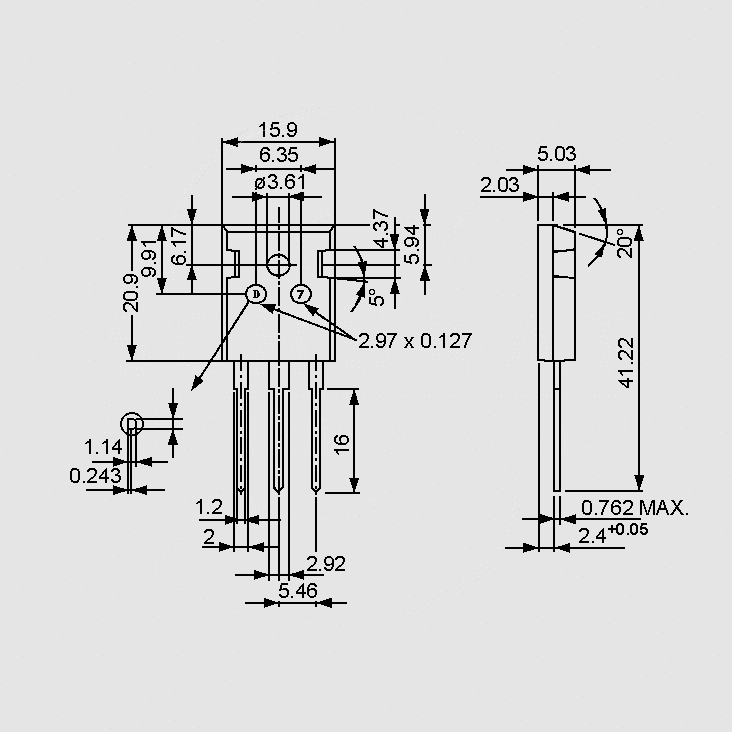 [106758] N-Ch 800V 11A 156W 0,45R TO247