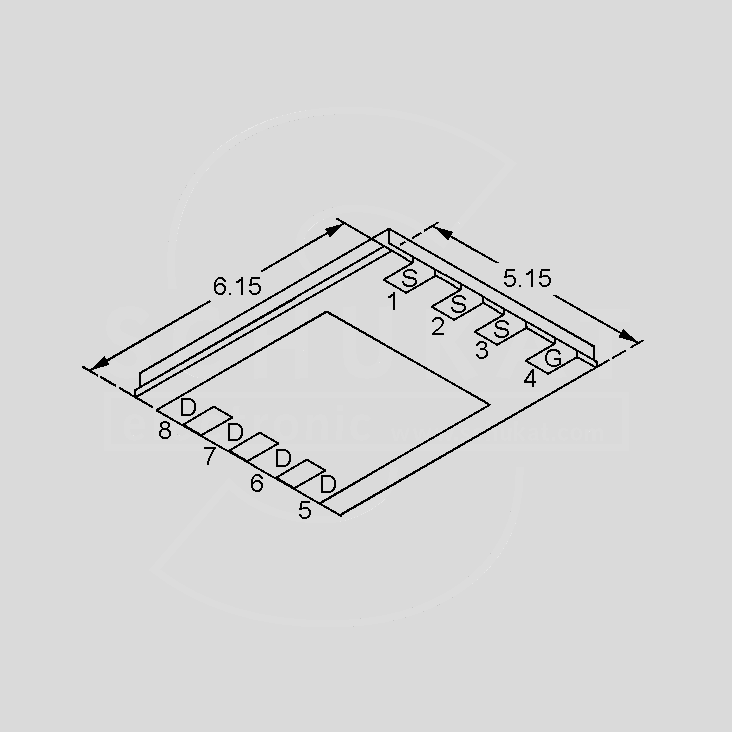 [106940] P-Ch 100V 7,8A 5,2W 0,041R PowerPakSO8