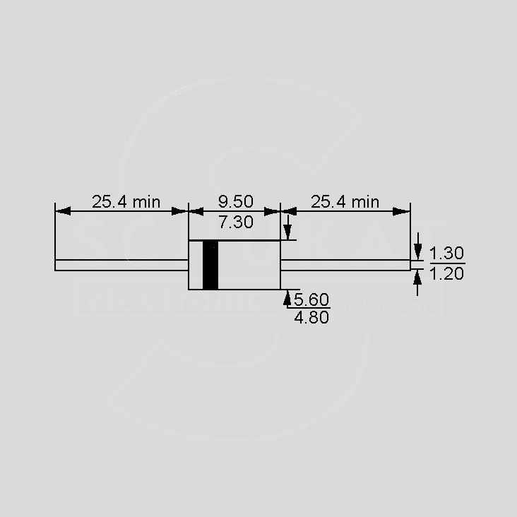 [106997] Si-Rectifier 100V 5A DO201AD